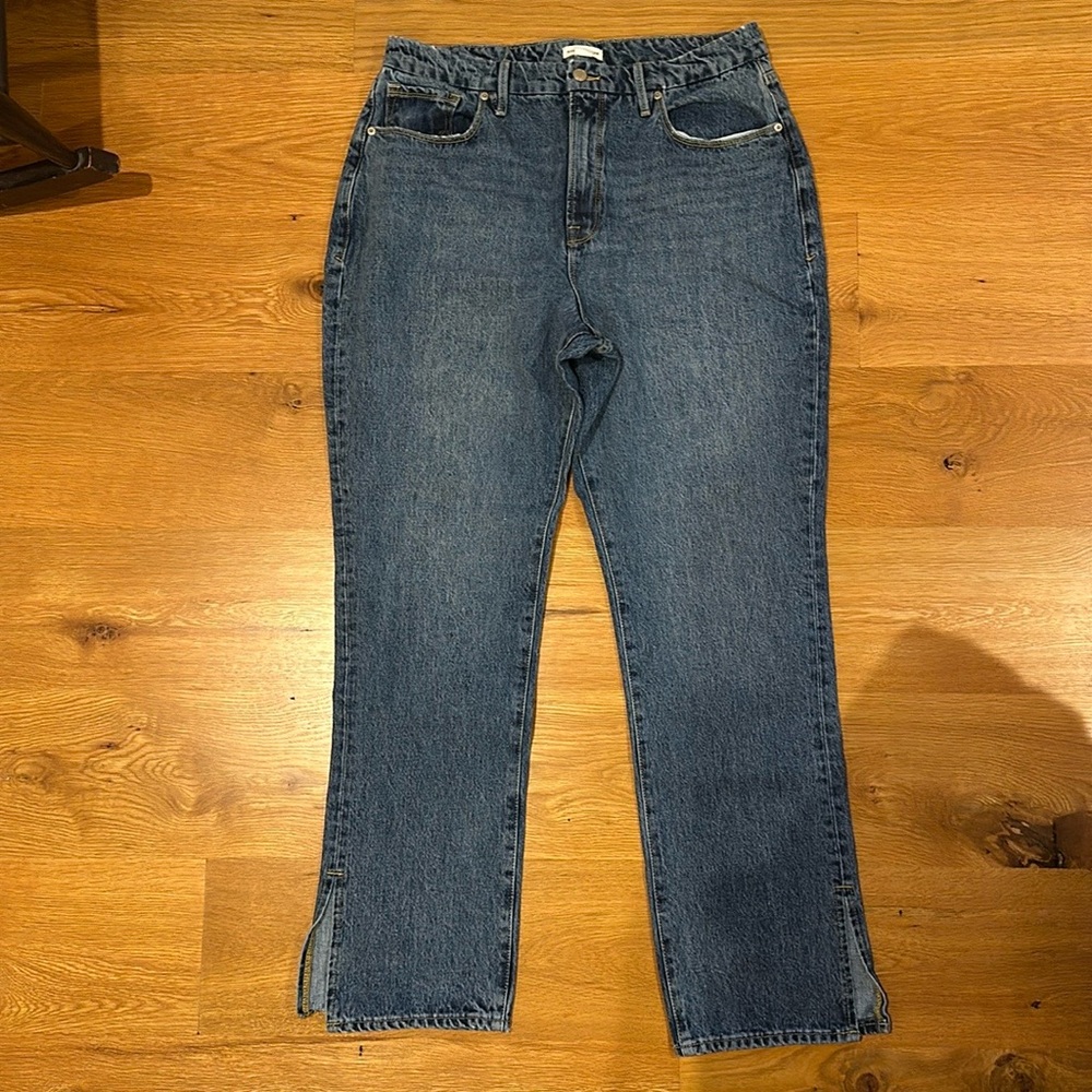 Good American Good Boy Straight Jeans